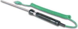 Velleman Temperaturfühler, Typ K, für Flüssigkeiten, lange Ausführung, -50 °C-300 °C, 15,5 cm Kabel, grün