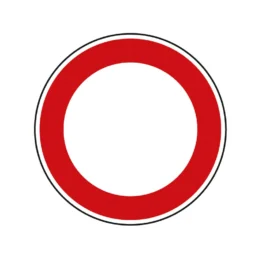 Verkehrszeichen Durchfahrt verboten