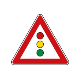 Verkehrszeichen StVO - Dreieckiges Verkehrsschild Ampel