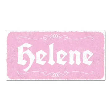 Vintage Schild mit Wunschtext rosa 30 x 15 cm
