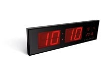 Wanduhr mit LED-Anzeige