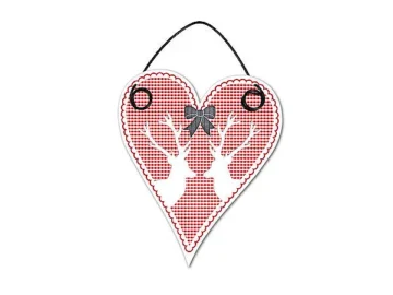 Weihnachtsbaumschmuck Hüttentraum - 10 cm Hirsche
