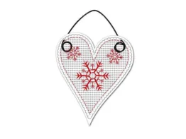Weihnachtsbaumschmuck Hüttentraum - 10 cm Schneeflocken