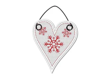 Weihnachtsbaumschmuck Hüttentraum - 10 cm Schneeflocken