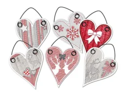 Weihnachtsbaumschmuck Hüttentraum - 10 cm - Sparset