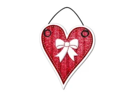 Weihnachtsbaumschmuck Hüttentraum - 10 cm Strickoptik