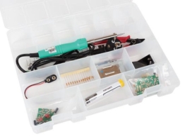 Whadda Educational Lötset, für Anfänger, 2 Mini-Sets, Lötkolben