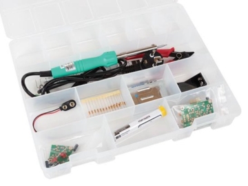 Whadda Educational Lötset, für Anfänger, 2 Mini-Sets, Lötkolben