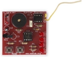 Whadda Soldering Kit, DIY, Madlab Elektronik Kit, Junior Theremin, Musik machen mit Handbewegungen, lehrreich und lustig