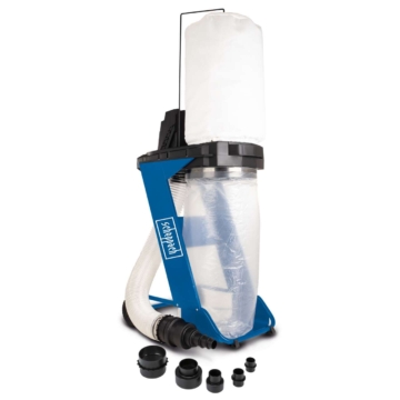 Absauganlage DC500 Scheppach - 75L Volumen | 550W | Luftleistung 1150m3/h | inkl. 4-tlg. Adapterset
