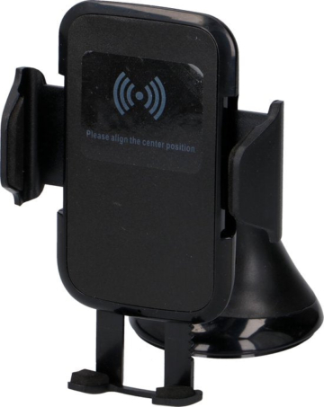 All Ride Telefonhalter - Kabelloses Aufladen - Universal - 5W - 5V/1A - Schwarz
