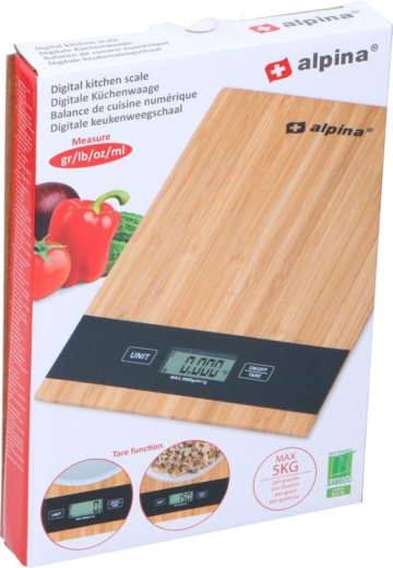 alpina Digitale Küchenwaage - bis zu 5 kg