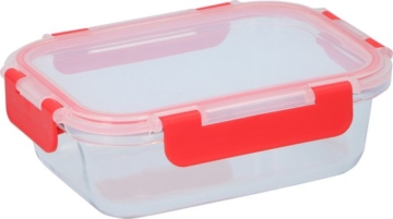 Alpina Food Storage Box - 620 ml - Glas - Extra stabil - Gefrierschrank-, Backofen-, Mikrowellen- und Spülmaschinenfest