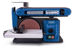 Band- und Tellerschleifer BTS800Vario Scheppach - inkl. 12-tlg. Schleifset | 400W | Schleifband 915x100mm