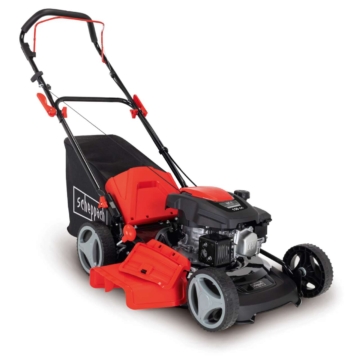 Benzin Rasenmäher MP150-46 Scheppach - 3.5PS | 46 cm Schnittbreite | 55L Box | 7-Stufen Verstellung