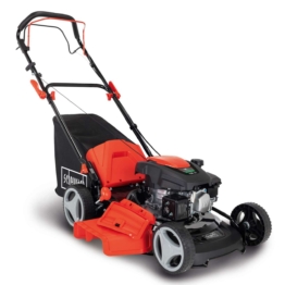 Benzinrasenmäher MS161-46 Scheppach - 46 cm Schnittbreite Radantrieb | Mulchfunktion | 55L Fangbox