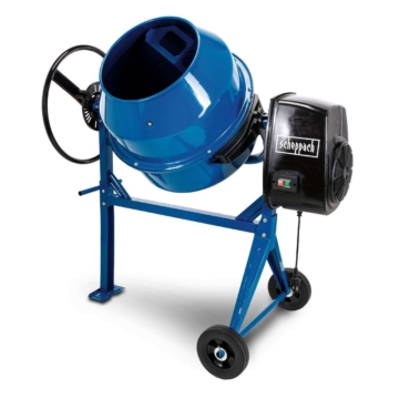 Betonmischer MIX140 scheppach - 230V 50Hz 550W - 140L