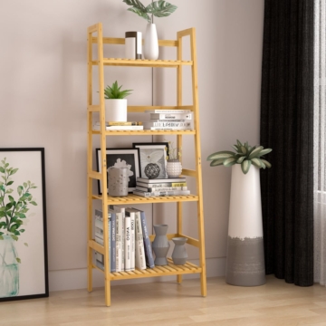 Casaria Standregal Bambus 123x48x32cm