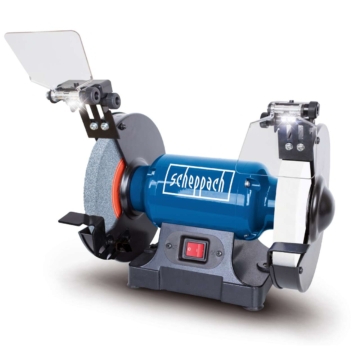 Doppelschleifer SM200AL scheppach mit LED - 230-240V 50Hz - 200mm