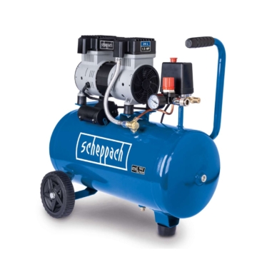Kompressor HC26Si Scheppach - 1100W | 8 Bar | 24L Kessel | 162 l/min Ansaugleistung | ölfrei