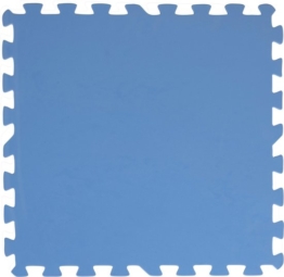 Kreative Kinder-Schwimmbadfliesen - Schaumstoff - 50x50 - 8 Stück - 2m2 - Blau