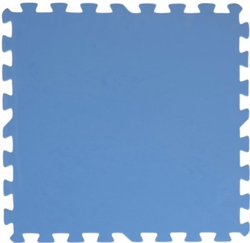 Kreative Kinder-Schwimmbadfliesen - Schaumstoff - 50x50 - 8 Stück - 2m2 - Blau
