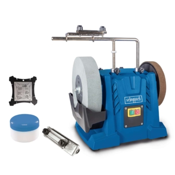 Nass-Schleifsystem TIGER 7000S Scheppach - 150W | Winkellehre