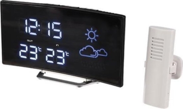 Perel Funkwetterstation mit großem Farbdisplay