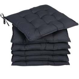 Sitzkissen 6er-Set Cozy Anthrazit