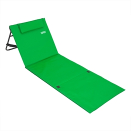 Strandmatte Grün 158x56x46cm gepolstert