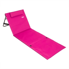 Strandmatte Pink 158x56x46cm gepolstert