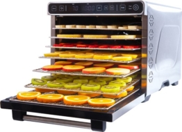 Vita5 PRO 7 Dörrgerät - Trockenschrank - Edelstahl - 24-Stunden-Timer - LED-Bedienfeld - Dörrgerät - 7 Schichten