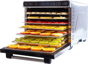 Vita5 PRO 7 Dörrgerät - Trockenschrank - Edelstahl - 24-Stunden-Timer - LED-Bedienfeld - Dörrgerät - 7 Schichten