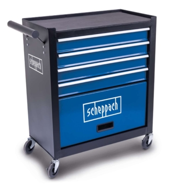 Werkstattwagen TW1300 Scheppach - leer | 5-fach Stauraum | fahrbar | max. 120kg Belastung