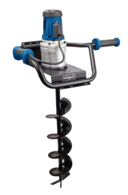 Elektro Erdbohrer EEB1500 Scheppach - 230V 1200W | 560mm Bohrerlänge | Ø150mm Bohrer | abgasfrei