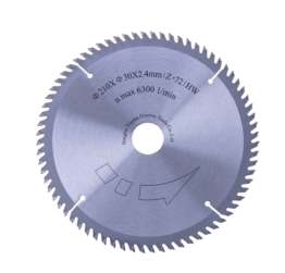 HW Kreissägeblatt Ø 210 x 30 2,4 x 1,6 mm / Z72