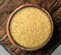Knoblauch granuliert, Garlic granulated Schraubdose
