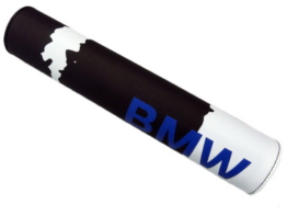 BMW Lenkerpolster (schwarz / weiß)