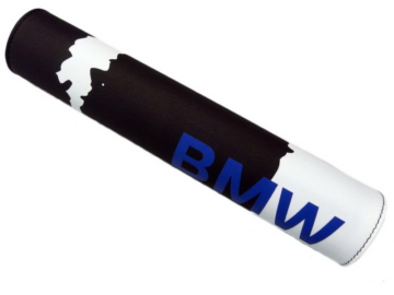 BMW Lenkerpolster (schwarz / weiß)