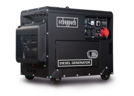 Diesel Stromerzeuger DPG5200-BE Scheppach - 7,7PS | 5000W | Elektrostart | 2x 230V, 1x 400V Steckdose