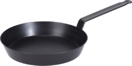 Excellent Houseware Bratpfanne - Paella-Pfanne - 28 cm - Schwarz