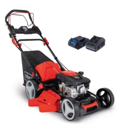 Rasenmäher MS173-51E Scheppach - E-Start | Radantrieb | 4,1PS | 51cm Schnittbreite | 65 Liter Fangkorb