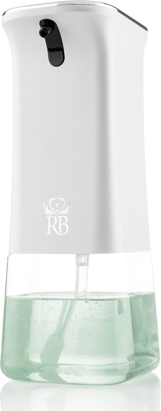 Royal Belinda Seifenspender - 350 ml - Automatisch - Schaumspender mit Sensor - Wandmontage - No Touch - Seifenpumpe - Weiß