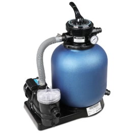 Sandfilteranlage Pool 11000 L/h mit Vorfilter 4-Wege Ventil