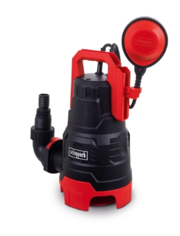 Schmutzwasserkombipumpe DWP400 Scheppach - 400W | 9000L/h Fördermenge | 0,6bar Pumpendruck | 7m Eintauchtiefe