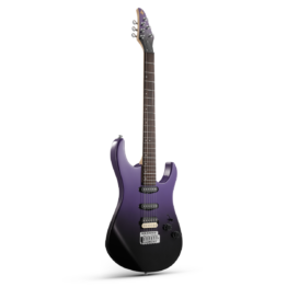 Vollgröße E-Gitarre für Anfänger mit klaren Tönen und Tremolo, Mitternachtsvioletter Farbverlauf