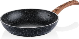 Westinghouse Bratpfanne - Ø 26 cm - Induktion - PFOA-frei - Schwarzes Marmorholz