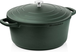Westinghouse Performance Kasserolle - Ø24 cm - PFOA-frei - Induktion - Inklusive Deckel - Grün