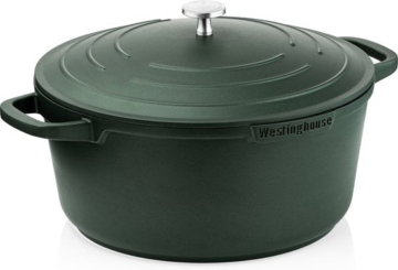 Westinghouse Performance Kasserolle - Ø24 cm - PFOA-frei - Induktion - Inklusive Deckel - Grün