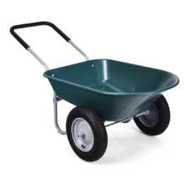 Coast 2-Rad-Wagen für den Garten schwere Ladung Schublade 145 x 65 x 65 cm grün